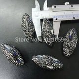 Crystal Bead Elliptic Decorations - New Year's Party Accessories