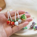 Hand-Knitted Fruit Charms 20pcs/Lot DIY Jewelry Earring/Necklace Pendant