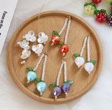 Hand-Knitted Fruit Charms 20pcs/Lot DIY Jewelry Earring/Necklace Pendant