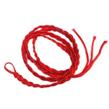 Vintage Hand-Knitted Red Rope Belt Boho Braided Waist Chain