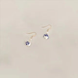 Ethnic Style Printed Flower Bead Earrings