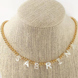 Hand-made Beaded Necklace Choker Gold/Silver Personalized Accessories