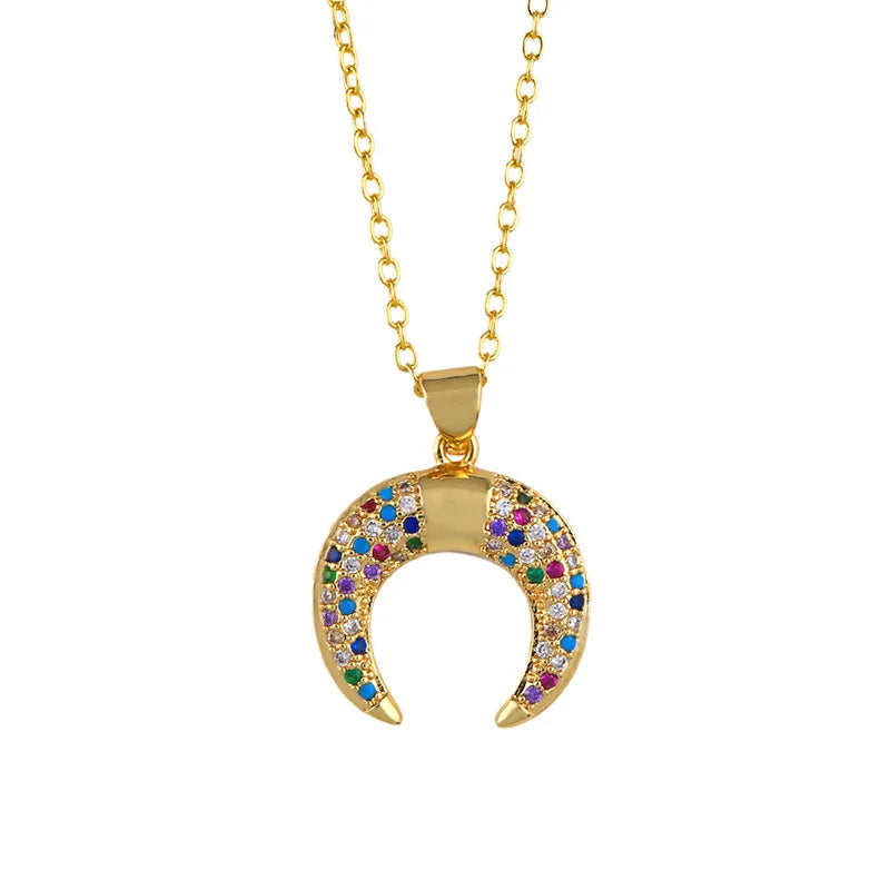 Hand-made Silicone Natural Stone Necklace Retro Ethnic Style for Man Women