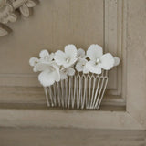 Hand Ceramic Flowers Hair Comb Hairpin Bridal Wedding Hair Accessories
