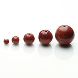 Hand-made sand stone bead jewelry for DIY bracelet making