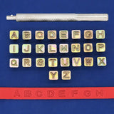 Professional Leather Printing Tools Upper Case Alphabet Stamping Set