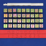 Professional Leather Printing Tools Upper Case Alphabet Stamping Set