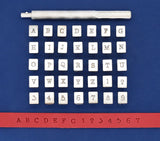 Professional Leather Printing Tools Upper Case Alphabet Stamping Set