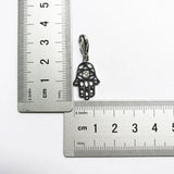 Hand of Fatima Charm 925 Sterling Silver for Bracelet Necklace