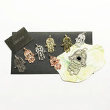 Hand of Fatima Necklace Pendant 925 Sterling Silver Gift for Women