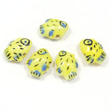 Hand-painted Fish Ceramic Beads For Jewelry Making Necklace Bracelet 18x14mm