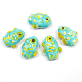 Hand-painted Fish Ceramic Beads For Jewelry Making Necklace Bracelet 18x14mm
