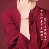 Chinese Style Red String Bracelet - Lucky Exam Success for Students