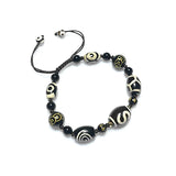 Hand-woven Amulet Bracelet Agate DZI Beads Money hook Totem Adjustable