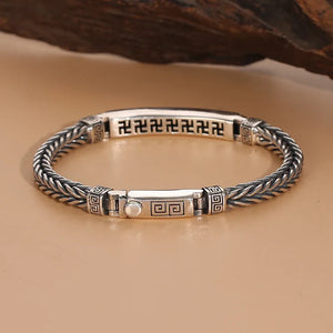 Hand-woven National Tide Men's Bracelet - Niche Hand Jewelry