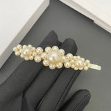 Hand Woven Flower Hairpin Clip for Bangs