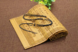 Hand Woven Jade Necklace Pendant Rope Men Women Brown