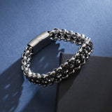 Hand-woven Stainless Steel Men's Bracelet