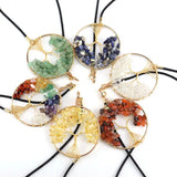 Gravel Tree Of Life Bookmark 7 Chakra Rock Crystal