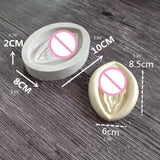 Handmade Female Vagina Mold Sex Silicone Molds Soap Craft Candle Clay