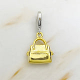 Handbag Briefcase Charms Pendant 925 Silver Jewelry For Women