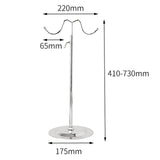 Adjustable Height Handbag Display Stand Rack Holder for Hat Jewelry Bag