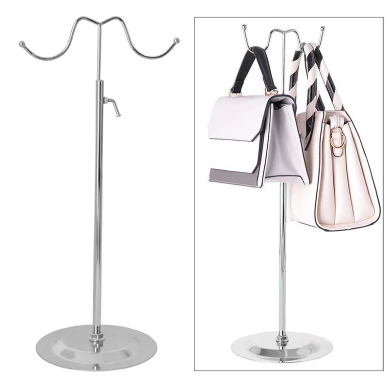 Adjustable Height Handbag Display Stand Rack Holder for Hat Jewelry Bag