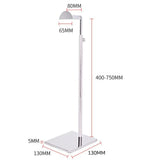 Metal Polished Handbag Display Stand for Shelves Countertop