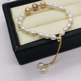Mixed Freshwater Pearl Bracelet Set Handcrafted with 5-6mm & 8-9mm Pearls
