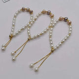 Mixed Freshwater Pearl Bracelet Set Handcrafted with 5-6mm & 8-9mm Pearls