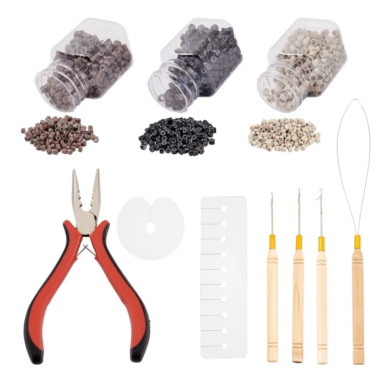 Jewelry Making Supplies Kit Pliers Rings Hook Needles DIY Tools Set