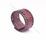Retro Punk Biker Wide Wrap Leather Bracelet Wristband Cuff Bangle