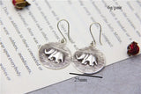 Handcrafted 925 Silver Elephant Earrings for Women