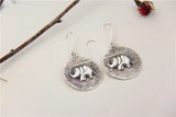 Handcrafted 925 Silver Elephant Earrings for Women