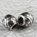 Vintage 925 Silver Large Hole Beads DIY Jewelry Findings