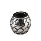 Vintage 925 Silver Large Hole Beads DIY Jewelry Findings