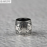 925 Silver Lucky Symbol Beads Vintage Good Luck Beast Loose Bead