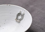 925 Silver Moon Star Earrings Vintage Bohemia Drop Earrings