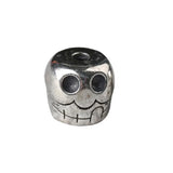 925 Silver Skull Beads Sterling Skeleton Loose Beads DIY Jewelry Findings