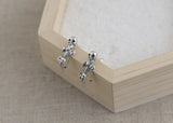 925 Silver Skull Earrings - Handcrafted Skeleton Earrings