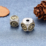925 Silver Chinese Mythic Beasts Bead Good Luck Loose Beads DIY