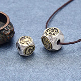 925 Silver Chinese Mythic Beasts Bead Good Luck Loose Beads DIY