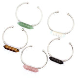 Assorted Ore Jade Crystal Open Bracelet Womens Daily Jewelry