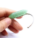 Assorted Ore Jade Crystal Open Bracelet Womens Daily Jewelry