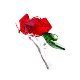 Handcrafted Romantic Crystal Rose Flower Decoration Rose