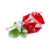 Handcrafted Romantic Crystal Rose Flower Decoration Rose