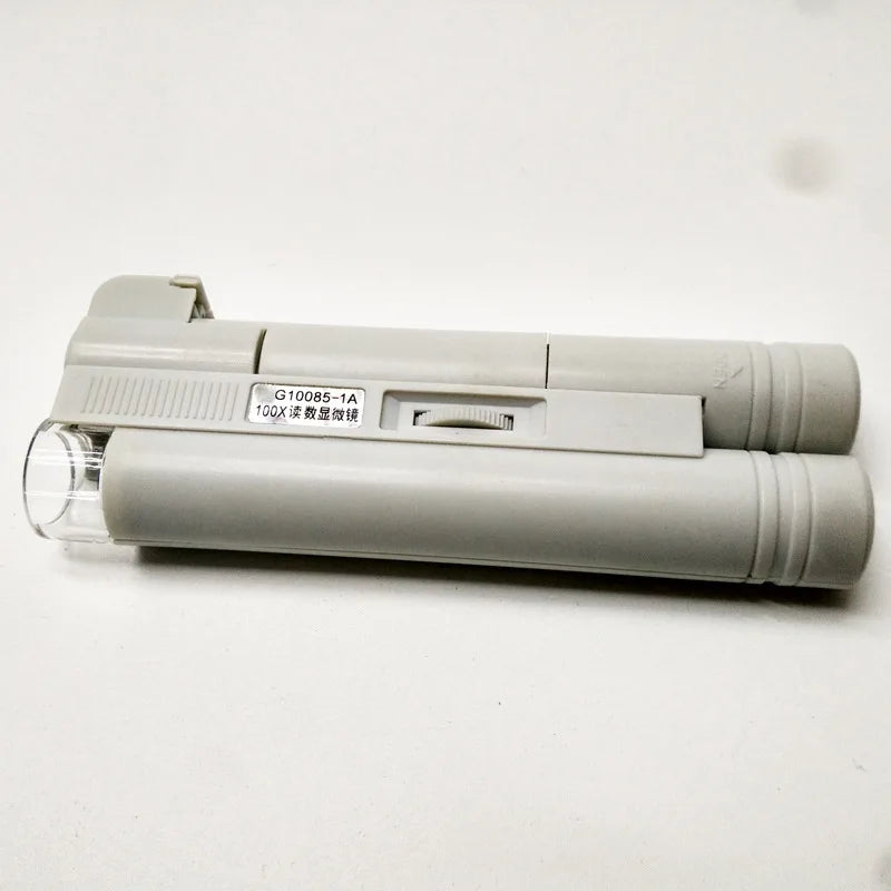 Handheld Microscope 40X 80X 100X 150X Mini Pocket Portable LED Lamp Light