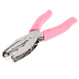 Handheld Paper Puncher Round Heart Star Shaped Drill