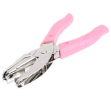 Handheld Paper Puncher Round Heart Star Shaped Drill