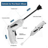 Rechargeable Resin Mixer for Air Bubble Minimization